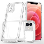 Schutzhülle für iPhone 12 Mini Kamera Case Panzerhülle Handyhülle Cover Tasche Transparent Smartphone Bumper