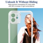 Schutzhülle für iPhone 12 Kamera Case Panzerhülle Handyhülle Cover Tasche Transparent Smartphone Bumper