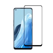 1x 9H Hartglas für Oppo Reno 7 FULL COVER Displayschutz Panzerfolie Schutzfolie Panzerglas Schutzglas Displayglas Tempered Glasfolie Sicherheitsglas Echtglas