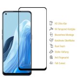 6x 9H Hartglas für Oppo Reno 7 FULL COVER Displayschutz Panzerfolie Schutzfolie Panzerglas Schutzglas Displayglas Tempered Glasfolie Sicherheitsglas Echtglas