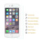 6x 3D A++ 9H Hartglas für iPhone 6/6S Plus Displayschutz Schutzglas Schutzfolie Panzerfolie Panzerglas Displayglas Tempered Glasfolie Sicherheitsglas Echtglas