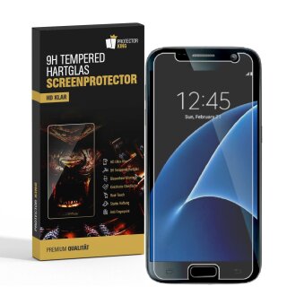 1x 3D A++ 9H Hartglas für Samsung Galaxy S7 Displayschutz Schutzglas Schutzfolie Panzerfolie Panzerglas Displayglas Tempered Glasfolie Sicherheitsglas Echtglas