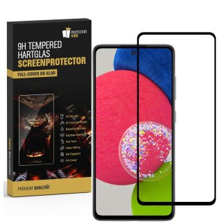 3x 9H Hartglas für Samsung Galaxy A52s FULL COVER Schutzfolie Schutzglas SW Displayglas Tempered Glasfolie Panzerglas Sicherheitsglas Echtglas Displayschutz Panzerfolie
