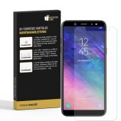 3x 3D A++ 9H Hartglas für Samsung Galaxy A6 Displayschutz Schutzglas Schutzfolie Panzerfolie Panzerglas Displayglas Tempered Glasfolie Sicherheitsglas Echtglas