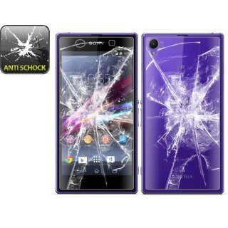 6x Panzerfolie für Sony Xperia Z1 ANTI-SCHOCK Displayschutzfolie HD ULTRA KLAR FB