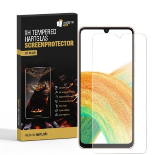 2x 9H Panzerglas für Samsung Galaxy A33 5G Displayschutz Panzerfolie Schutzfolie Hartglas Schutzglas Displayglas Tempered Glasfolie Sicherheitsglas Echtglas