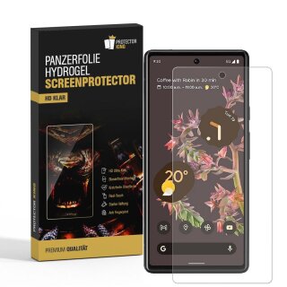 1x Hydrogel-Glass für Google Pixel 6 Pro Selbstheilend für Micro Kratzer 3D KLAR Panzerfolie Displayschutz Schutzfolie Screen-Protector