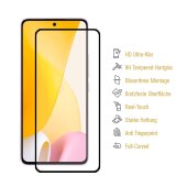 4x 9H Panzerglas für Xiaomi 12 Lite FULL COVER Schutzglas Displayschutz Schutzfolie Panzerfolie Hartglas Displayglas Tempered Glasfolie Sicherheitsglas Echtglas