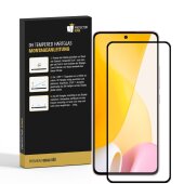 6x 9H Panzerglas für Xiaomi 12 Lite FULL COVER Schutzglas Displayschutz Schutzfolie Panzerfolie Hartglas Displayglas Tempered Glasfolie Sicherheitsglas Echtglas