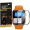 6x 9H Panzerglas für Apple Watch 7/ 8 41mm FULL CURVED Displayschutz Panzerfolie Schutzfolie Hartglas Schutzglas Displayglas Tempered Glasfolie Sicherheitsglas Echtglas