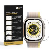 3x Hydrogel-Glass für Apple Watch Ultra 49mm Selbstheilend für Micro Kratzer 3D KLAR Panzerfolie Displayschutz Schutzfolie Screen-Protector