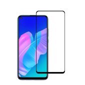 6x 9H Panzerglas für Huawei P40 Lite E FULL COVER Displayschutz Schutzglas Hartglas Schutzfolie Panzerfolie KLAR Tempered echtes Displayglas Glasfolie Displayfolie Folie Transparent