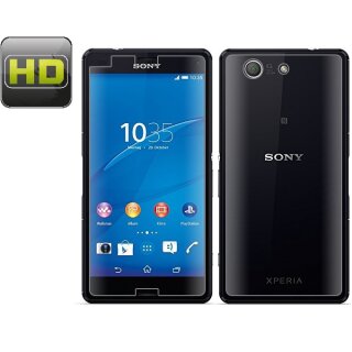 2x Displayschutzfolie für Sony Xperia Z3 Compact Displayfolie HD ULTRA KLAR FB