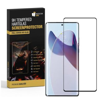 1x 9H Panzerglas für Motorola Moto X30 Pro FULL CURVED Displayschutz Schutzglas Panzerfolie Schutzfolie Displayglas Hartglas echtes Tempered Sicherheitsglas Glasfolie