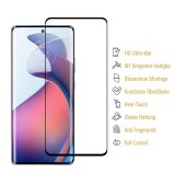 6x 9H Panzerglas für Motorola Moto S30 Pro FULL CURVED Displayschutz Schutzglas Panzerfolie Schutzfolie Displayglas Hartglas echtes Tempered Sicherheitsglas Glasfolie