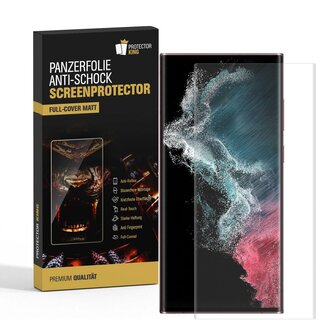 Samsung Galaxy S22 Ultra Panzerglas 3D Full Screen - Side Glue  Displayschutz (0.33 mm) - schwarz