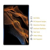 2x 9H Panzerglas für Samsung Galaxy Tab S8 Ultra Displayschutz Schutzglas Matt ENTSPIEGELT ANTI-REFLEX Schutzfolie Hartglas Panzerfolie Displayglas Tempered Glasfolie Sicherheitsglas Echtglas
