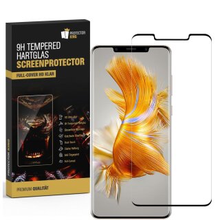 3x 9H Panzerglas für Huawei Mate 50 Pro FULL CURVED Displayschutz Schutzglas Panzerfolie Schutzfolie Displayglas Hartglas echtes Tempered Sicherheitsglas Glasfolie