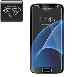 3x Displayschutzfolie Schutzfolie silber Diamant Glitzer fr Samsung Galaxy S7 KLAR