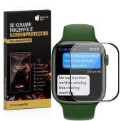 6x 9D Keramik-Glass für Apple Watch 7/ 8 41mm FULL...