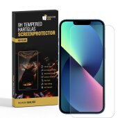 2x 9H Hartglas für iPhone 14 Displayschutz...