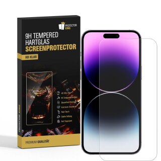 3x 9H Hartglas für iPhone 14 Pro Max Displayschutz Schutzglas Panzerfolie KLAR