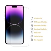 3x 9H Hartglas für iPhone 14 Pro Max Displayschutz Schutzglas Panzerfolie KLAR