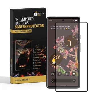 3x 9H Panzerglas für Google Pixel 7a FULL COVER Displayschutz Schutzglas Panzerfolie Schutzfolie Hartglas Displayglas Tempered Glasfolie Sicherheitsglas Echtglas