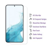 1x UV-Liquid 9H Panzerglas für Samsung Galaxy S23 Plus 3D KLAR echtes Tempered Panzerhartglas Schutzglas Displayschutz Panzerfolie Schutzfolie Screen Protector