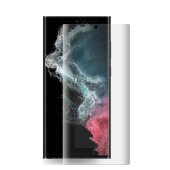 4x Hydrogel-Glass für Samsung Galaxy S23 Ultra Selbstheilend für Micro Kratzer 3D KLAR Panzerfolie Displayschutz Schutzfolie Screen-Protector