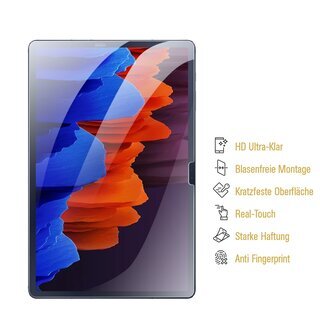 2x Panzerfolie fr Samsung Galaxy Tab S8 Plus ANTI-SHOCK Displayschutz Schutzfolie HD KLAR ANTI-SHOCK/ ANTI-KRATZ/ ANTI STOSS/ ANTI BRUCH/ ANTI SPLITTER