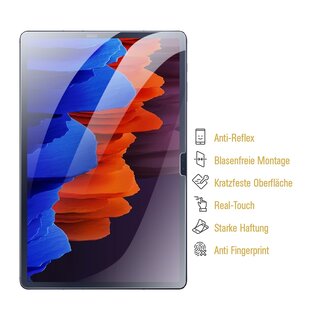 3x Panzerfolie fr Samsung Galaxy Tab S8 Plus ANTI-SHOCK Displayschutz Schutzfolie MATT/ENTSPIEGELT/ ANTI-REFLEX/ ANTI-KRATZ/ ANTI-STO/ ANTI-BRUCH/ ANTI SPLITTER