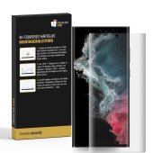 6x 9H Panzerglas für Samsung Galaxy S23 Ultra FULL CURVED Displayschutz Panzerfolie Schutzfolie Schutzglas DisplayglasHartglas echtes Tempered Sicherheitsglas Glasfolie