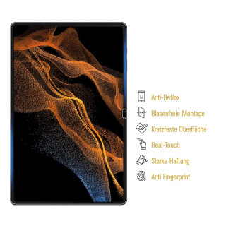 6x Panzerfolie fr Samsung Galaxy Tab S8 Ultra ANTI-SHOCK Displayschutz Schutzfolie MATT /ENTSPIEGELT/ ANTI-REFLEX/ ANTI-KRATZ/ ANTI-STO/ ANTI-BRUCH/ ANTI SPLITTER