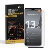 6x 9H Panzerglas für Xiaomi 13 Lite FULL CURVED Displayschutz Panzerfolie Schutzfolie Schutzglas DisplayglasHartglas echtes Tempered Sicherheitsglas Glasfolie