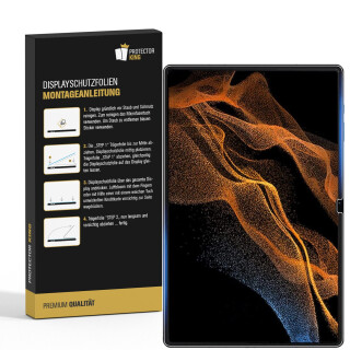 2x Displayschutzfolie fr SamsungGalaxy Tab S8 Ultra ANTI-REFLEX Schutzfolie MATT ENTSPIEGELT