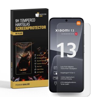 6x 9H Panzerglas für Xiaomi 13 Displayschutz Schutzglas Panzerfolie Schutzfolie Hartglas Displayglas Tempered Glasfolie Sicherheitsglas Echtglas