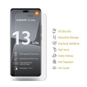 1x Panzerfolie für Xiaomi 13 Lite FULL CURVED Displayschutz Schutzfolie KLAR/ ANTI-SHOCK/ ANTI-KRATZ/ ANTI-BRUCH/ ANTI-SCHMUTZ