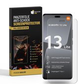 3x Panzerfolie fr Xiaomi 13 Lite FULL CURVED...