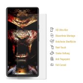 4x Panzernanoglas für Google Pixel 7 Pro FULL CURVED KLAR FLEXIBLER Displayschutz Schutzglas Schutzfolie / ANTI-SHOCK/ ANTI-KRATZ/ ANTI-BRUCH/ ANTI-SCHMUTZ