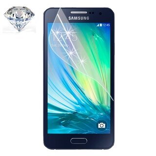 6x Displayschutzfolie fr Samsung Galaxy A3 Folie silber Diamant Glitzer KLAR