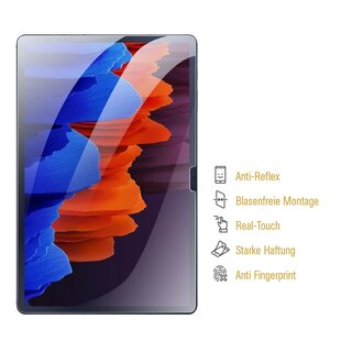 2x Displayschutzfolie fr Samsung Galaxy Tab S8 Plus ANTI-REFLEX Schutzfolie MATT ENTSPIEGELT