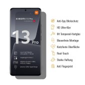 2x Blickschutz 9H Panzerhartglas für Xiaomi 13 Pro Sichtschutz Schutzglas Displayschutz Panzerfolie Schutzfolie echtes Tempered Panzerglas Screen Protector