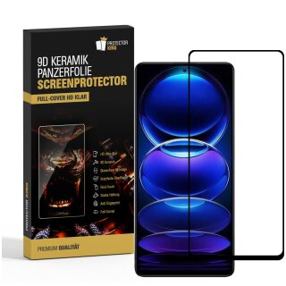 1x 9D Keramik-Glass für Xiaomi Redmi Note 12 Pro 5G FULL COVER 3D KLAR Panzerfolie Displayschutz Schutzfolie Ceramic Screen-Protector