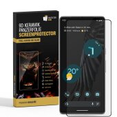 4x 9D Keramik-Glass für Google Pixel 7 3D KLAR Panzerfolie Displayschutz Schutzfolie Ceramic Screen-Protector