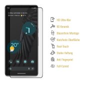 4x 9D Keramik-Glass für Google Pixel 7 3D KLAR Panzerfolie Displayschutz Schutzfolie Ceramic Screen-Protector