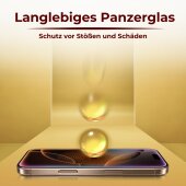 1x 9H Panzerglas für iPhone 15 Plus HD KLAR echtes Tempered Glass Panzerfolie Displayschutz Schutzglas Hartglas Schutzfolie Screen-Protector