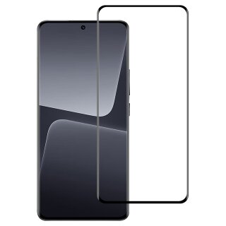 1x 9H Panzerglas für Xiaomi 13T/ 13T Pro FULL COVER 3D KLAR Displayschutz Schutzglas echtes Tempered Glass Schutzfolie Panzerfolie Screen-Protector