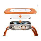 6x 9H Panzerglas für Apple Watch Ultra 49mm HD KLAR mit Montagehilfe Schutzglas Displayschutz Schutzfolie echtes Tempered Glass Screen Protector