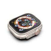 6x 9H Panzerglas für Apple Watch Ultra 49mm HD KLAR mit Montagehilfe Schutzglas Displayschutz Schutzfolie echtes Tempered Glass Screen Protector